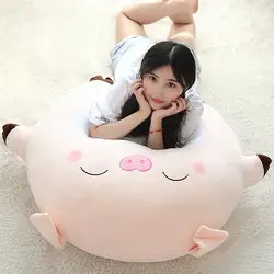 25-80 см мягкая плюшевая игрушечная свинья китайский зодиакальный знак кабана куклы милая розовая свинка плюшевая игрушка жирная свинья
