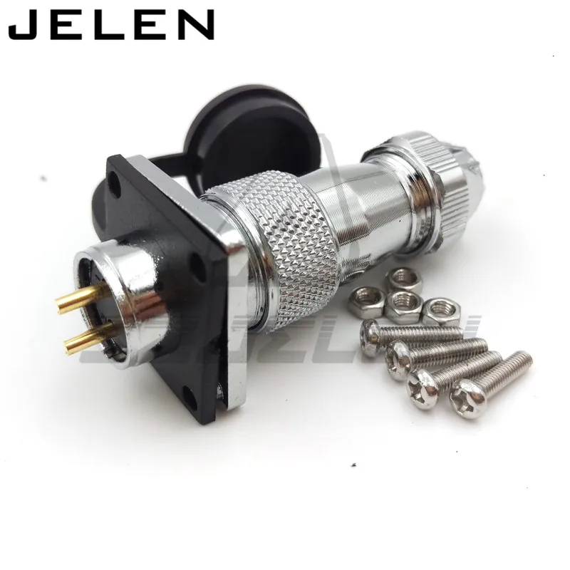 WS16 Industrial Connectors 2 pin,High voltage connector plug socket