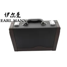 High-grade Graceful PU Hard Case For Clarinet Instruments Luggage And Bags Trunk Imitate Leather Clarinete Box