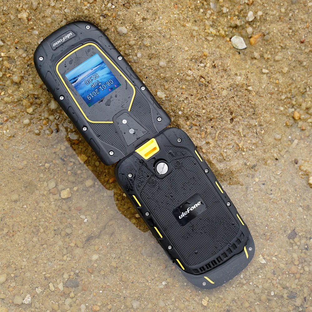 Ulefone Armor флип двойной экран прочный мобильный телефон 32 МБ ОЗУ 64 Мб ПЗУ 1.3MP камера