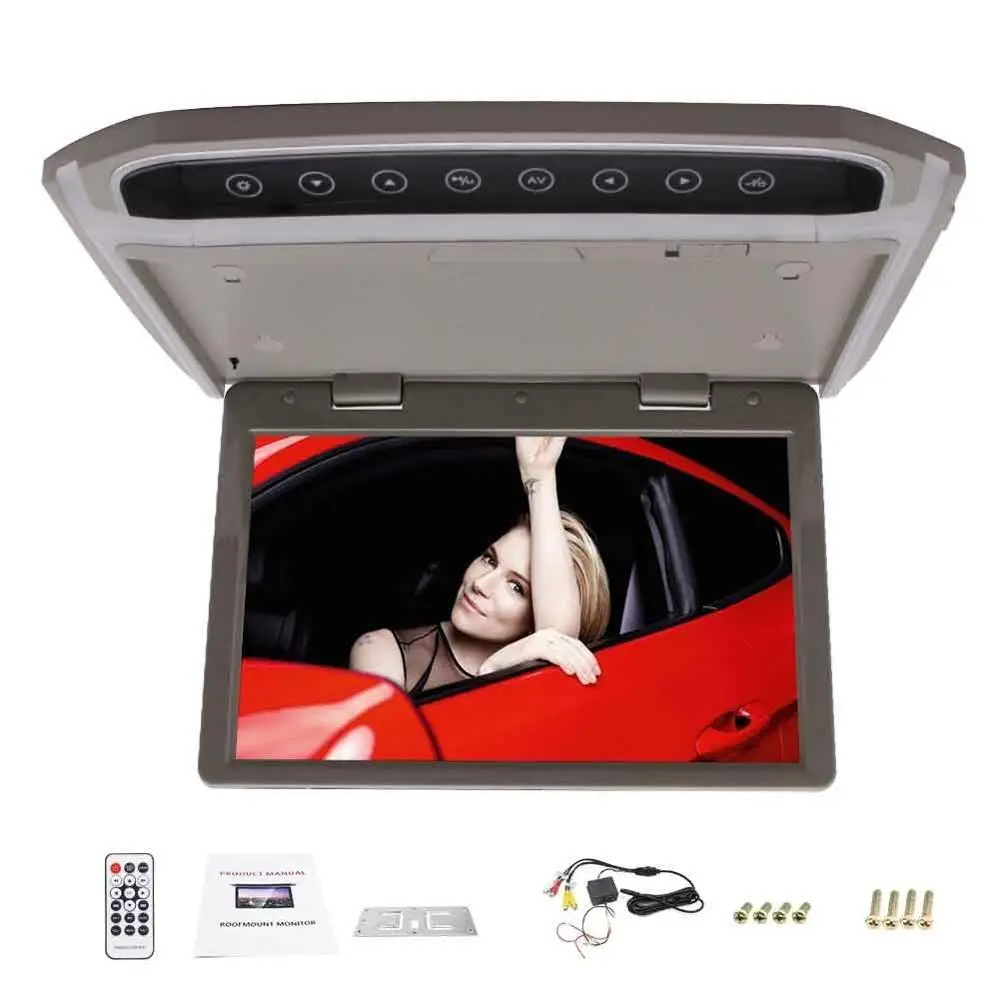 

10.2 Inch High Resolution Built-in FM Transmitter TFT LED Car Monitor Support HDMI 1080P Video SD with Wireless Remote Control
