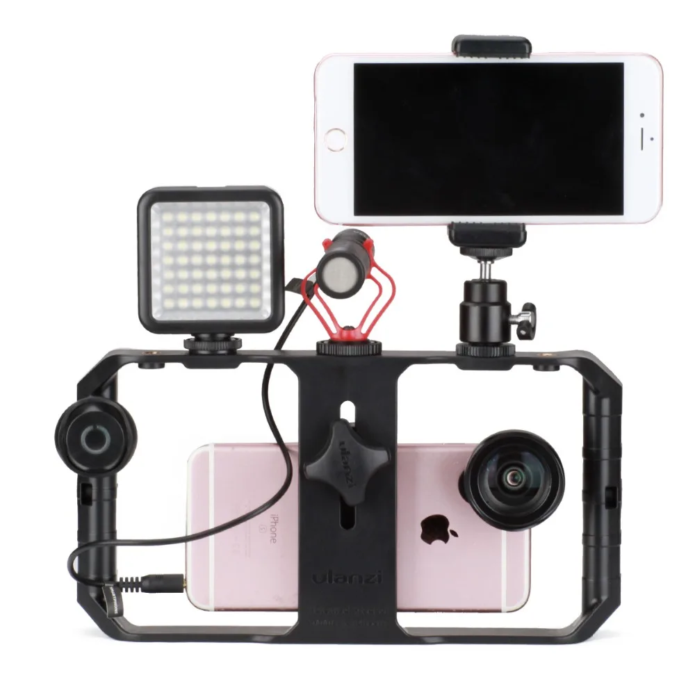 Универсальный портативный кронштейн для камеры для мобильного телефона, видеосъемка в виде живого кролика, стабилизатор для телефона, для iPhone Xs Xr