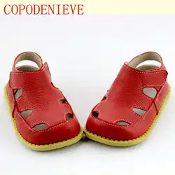 Copodenieve Новый стиль моды Повседневное мальчики девочки сандалии для детская обувь против скольжения детские сандалии бренда белый розовый