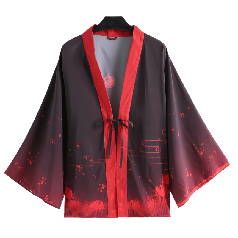 Японское повседневное кимоно Yukata аниме Jigoku Shoujo Hello Girl Enma Ai плащ для мужчин и женщин карнавальный | Костюмы аниме -32916777350