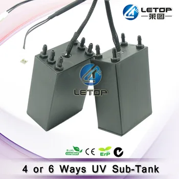 

On Sales!! solvent printer uv ink tank for inkjet printer 6 ways uv ink tank