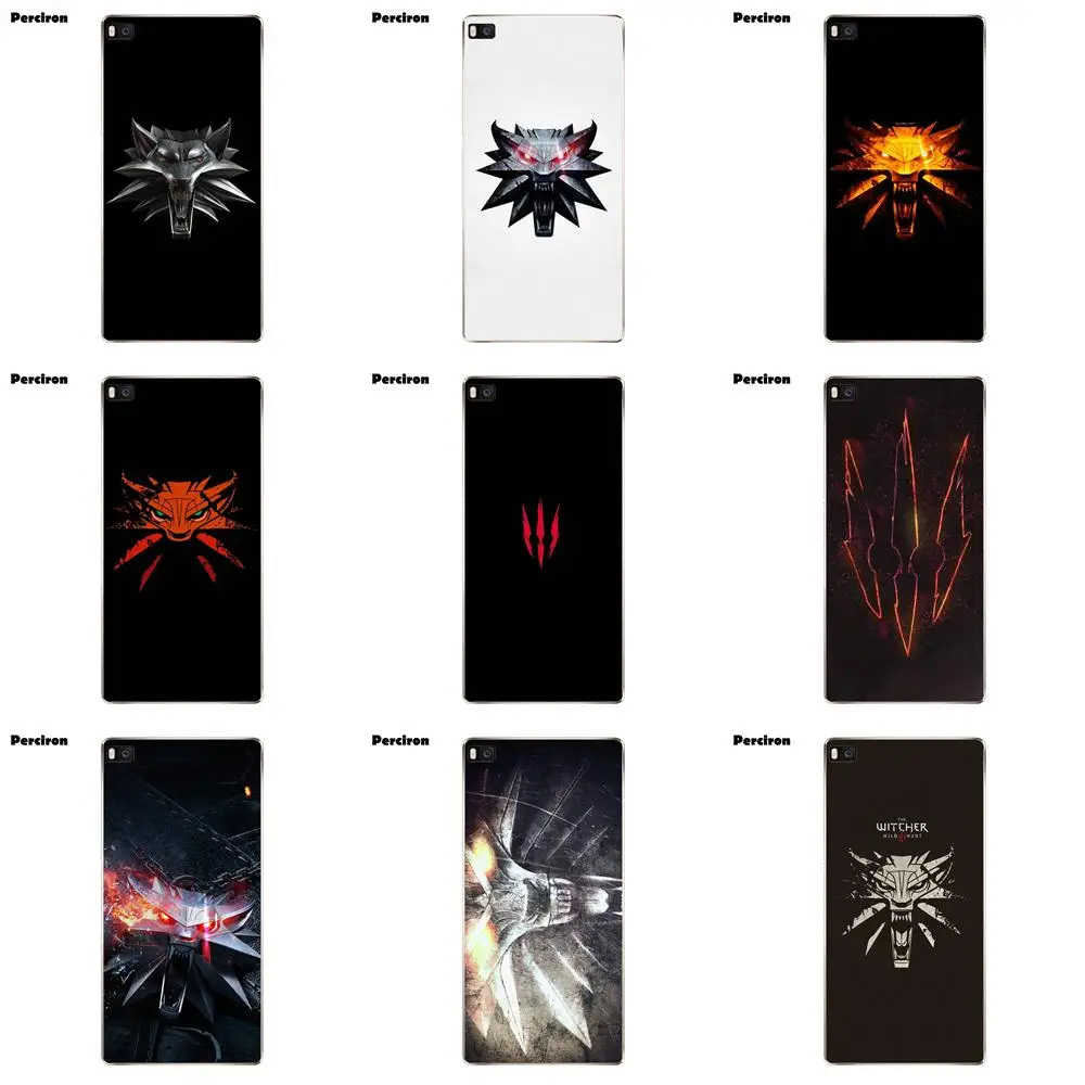 

For Huawei G7 G8 Honor 5A 5C 5X 6 6X 7 8 V8 Mate 8 9 P7 P8 P9 P10 Lite Plus TPU Art Cover Case Hot The Witcher 3 Wild Hunt Logo