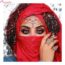Красная маска женщина 5D DIY Алмазная картина набор вышивки крестом Алмазная вышивка распродажа вышивка из алмазной мозаики на заказ, рождественский подарок