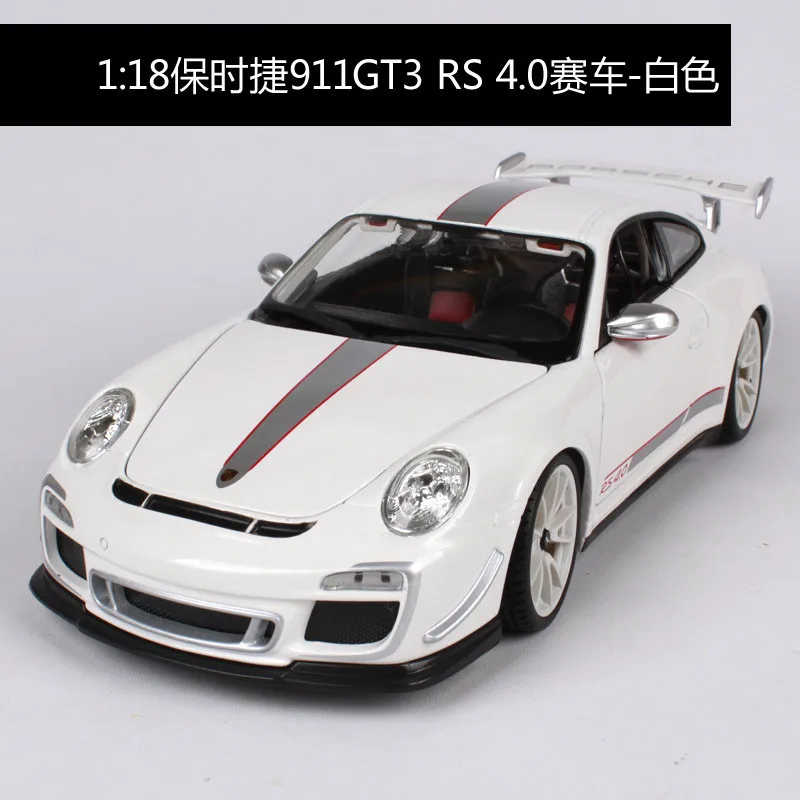 1:18 моделирование сплава спортивные модели автомобиля игрушки для 911 Gt3 Rs с рулевого колеса Управление Передняя Руль с Оригинальная коробка