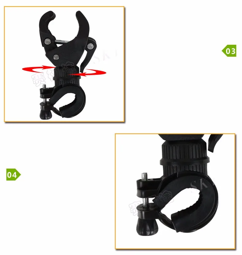 Best MEIJUN mountain bike multifunction large-diameter lamp clip 360 degree rotation / bicycle accessories bicycle equipment 2 Best MEIJUN mountain bike multifunction large-diameter lamp clip 360 degree rotation / bicycle accessories bicycle equipment 2