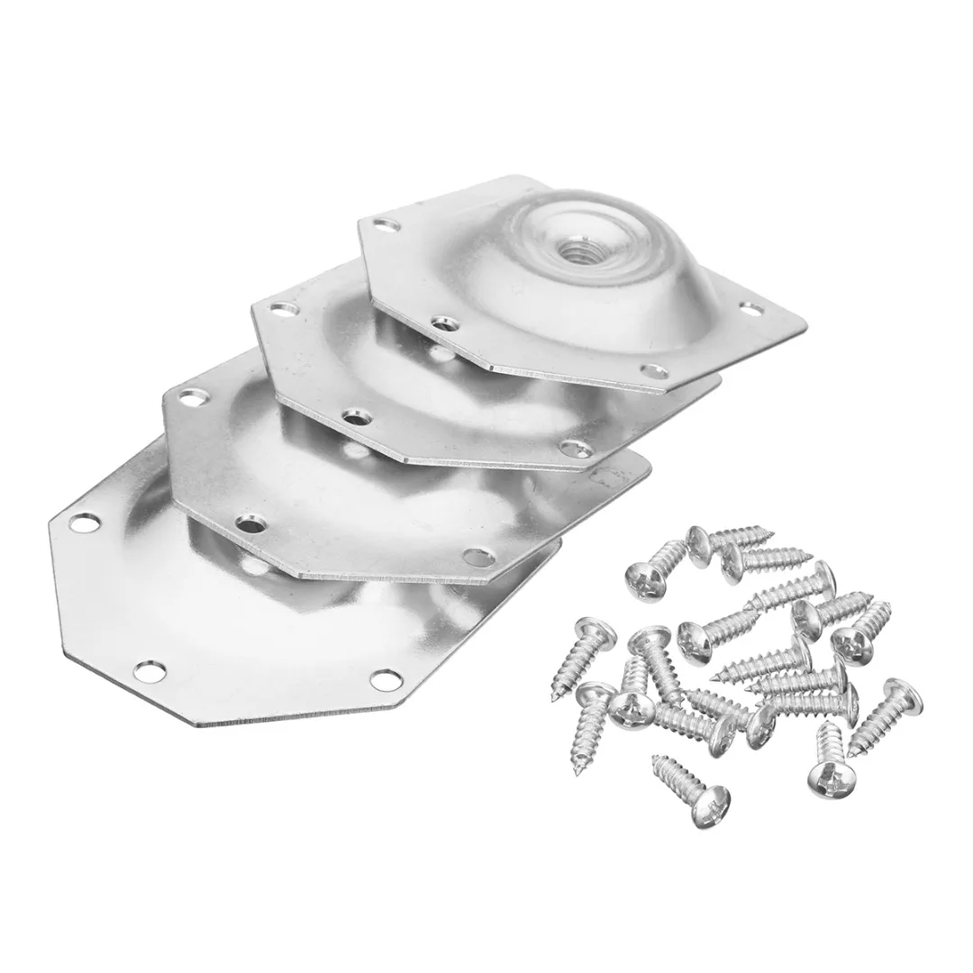 4Pcs Sofa Legs Protector 6 Angled Slope Table Feet Fixing Sofa Legs M8