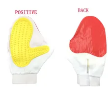 Перчатки мягкие силиконовые волосы Pet Уход за лошадьми массаж щетка для удаления для гребень для кошек собак для тематические товары про рептилий и земноводных удаления