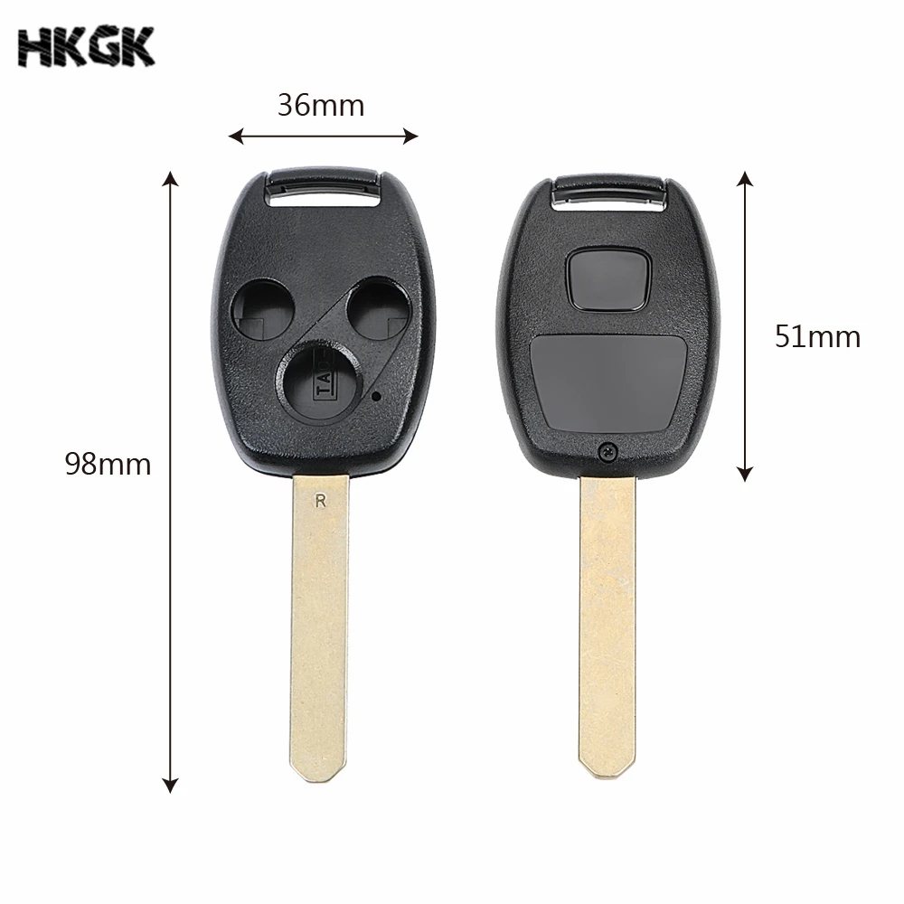 Car-Key-Cover-For-HONDA-Accord-Civic-CRV-Pilot-2-3-4-Buttons-Key-Fob-Shell (1)