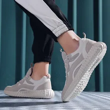 JINBEILEE 2019 New Running Shoes Men's Spring and Autumn Models Casual Breathable Trend Sports Men's Shoes  Mens Sneakers