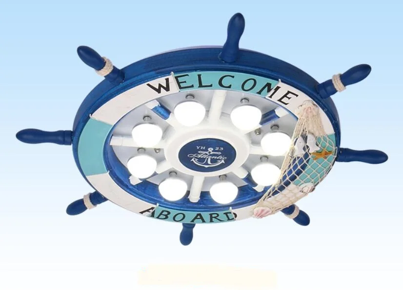 

Children toy modern care eye LED helm Mediterranean creative children room ceiling light bedroom boys ZH ET57