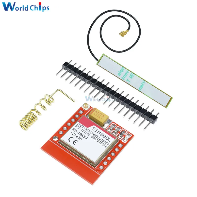 

SIM800L GPRS GSM Module Micro SIM Card Core Quad-band TTL Serial Port Antenna PCB Wireless WIFI Board for Arduino Smart Phone