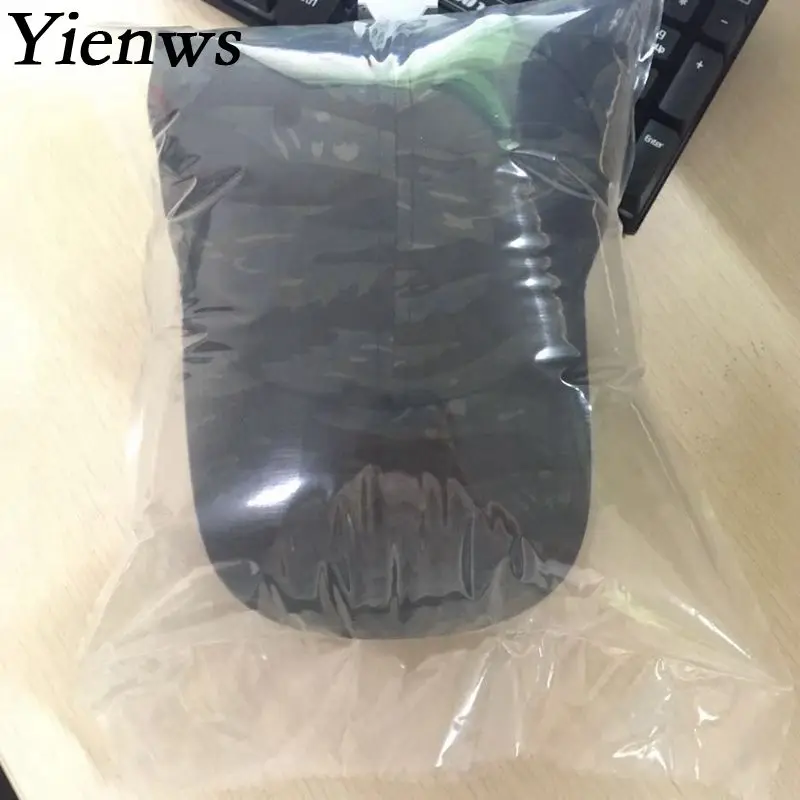 Yienws Kpop hombres algodón gorra de béisbol camuflaje curvado BRIM gorra al por mayor llanura gorra beisbol muejr parejas casquillo YIC462