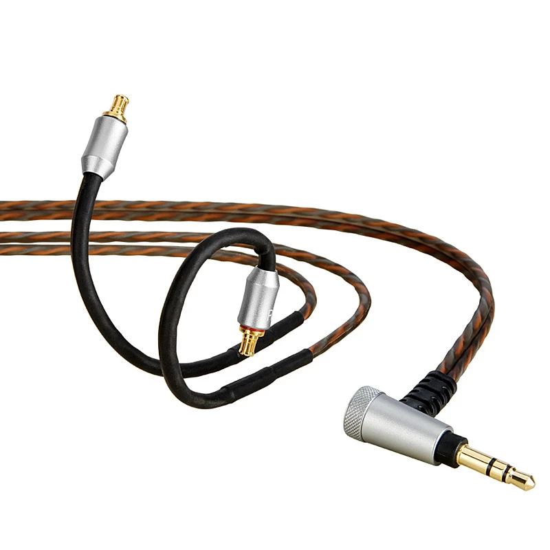 Earmax OCC посеребренный обновленный кабель для наушников 3,5 мм до A2DC HIFI аудио кабель провод для ATH-LS400/300/200/50/70E40/50/70