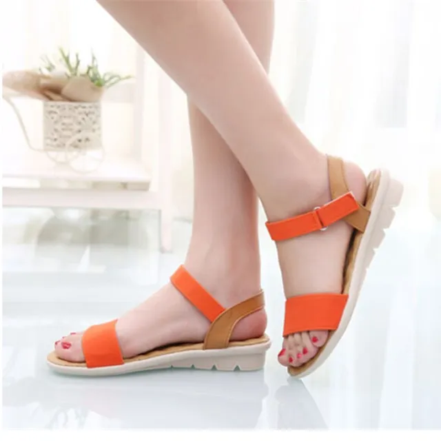 Women Leather Summer Sandals Flat Sandals Ladies Shoes Women Leather Summer Sandals Flat Sandals Ladies Shoes
