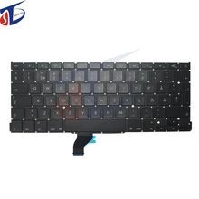 5pcs/lot A1502 SD SW FI keyboard without backlight backlit for macbook pro 13” retina keyboard without backlit 2013-2015year