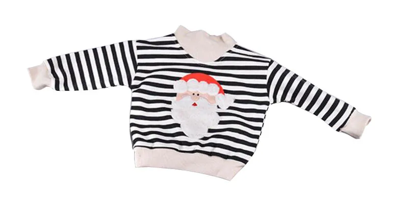 Коллекция года, зимние рождественские одинаковые комплекты для семьи с Санта Клаусом Рождественская одежда для детей Детская рубашка Теплая семейная одежда из флиса - Цвет: Серый