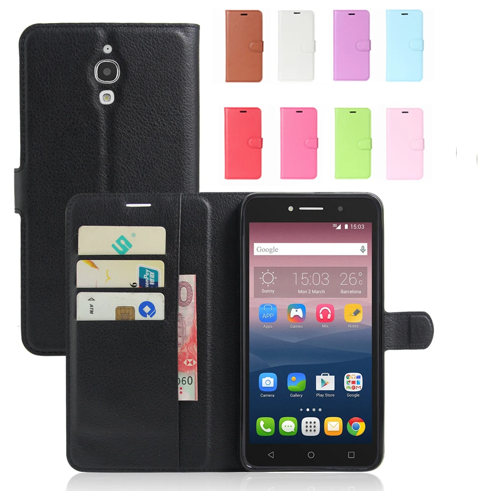 Флип чехол для Alcatel Pixi 4 3g 6 0 &quotБумажник кожаный Pixi4 8050D OT8050 стенд с держатель карт