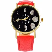 2017 Top Stylish Watch Casua Moon Change Phase Lunar Eclipse Unisex watch Women Men Wristwatch Watch Wristwatch Special Gift