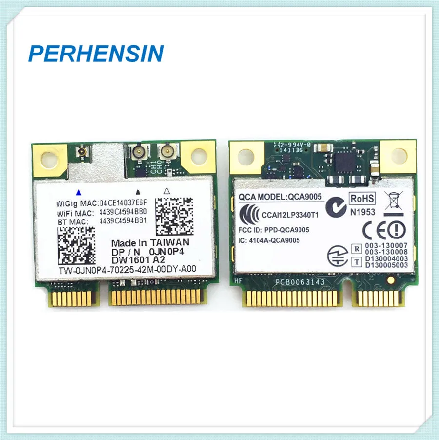 

FOR Dell E7240 E7440 E5540 Wireless DW1601 A2 QCA9005 WiGig 802.11AD Bluetooth4.0 PCIe Card JN0P4 0JN0P4