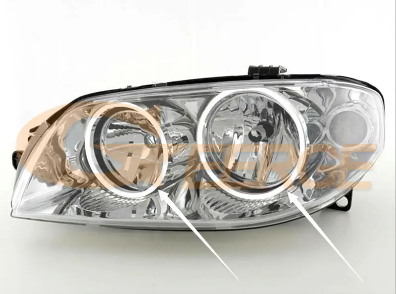 FIAT PUNTO Mk2 2B 2003 2004 2005 2006 headlight ccfl angel eyes(4)