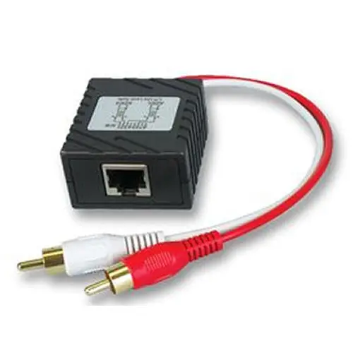 Audio Sender Over Lan Cat5 Rj45 Cable Phono Rca Extender