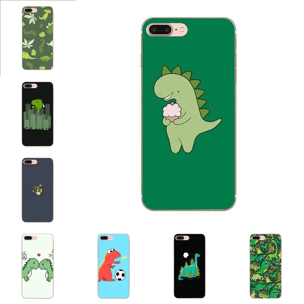 Мягкие чехлы из ТПУ для Xiaomi Redmi Mi Note 7 8 9 SE Pro Lite Go Play Animal Dinosaur|Чехлы-накладки| |