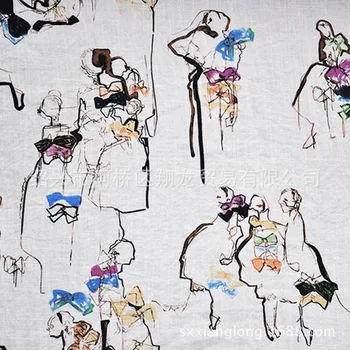 

rich hemp new spring and summer wedding concept design imitation imitated linen cotton fabrics