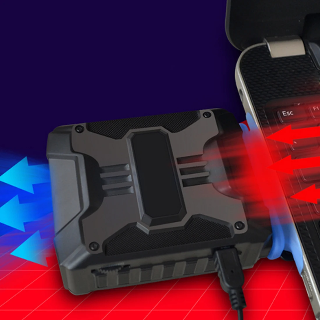 NOYOKERE Noise Reduction Fast Cooling Mini Vacuum USB Air Extracting