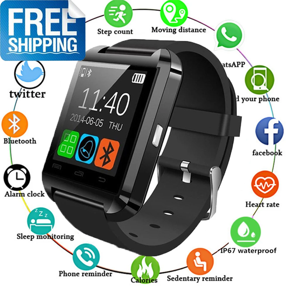 

Bluetooth Smart band Fashion Bluetooth Smart Watch For Samsung S4/Note2/3 for HTC for LG for Xiao mi Android Phone Smartphones