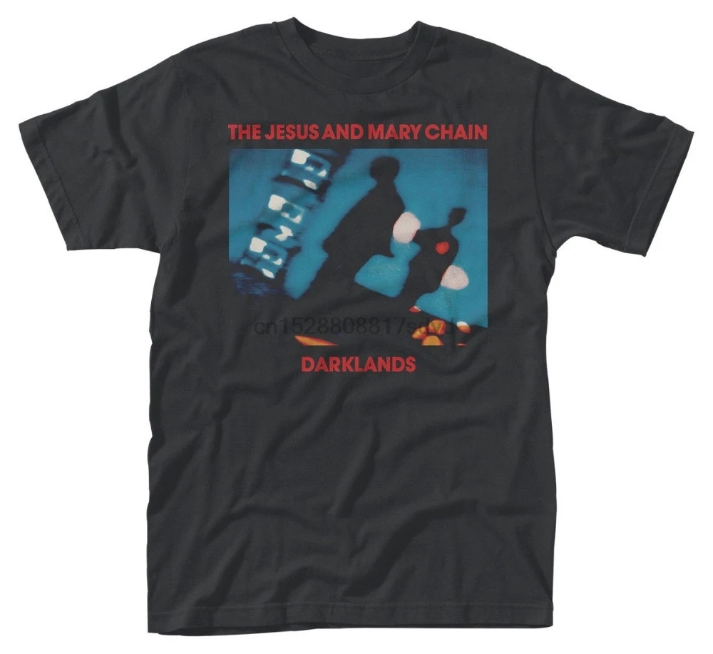 

Custom Shirt Printing Printing O-Neck Short-Sleeve Mens The Jesus And Mary Chain 'Darklands Shirt