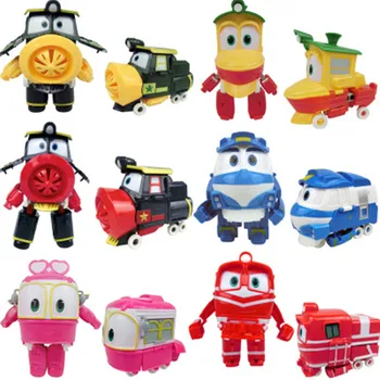 

HOT 2019 6 Styles 13.5cm Robot Trains Transformation Kay Train Deformation Train Car Action Figure Toys toys for children