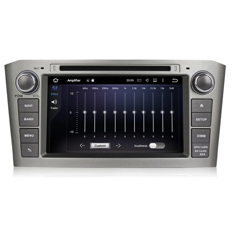 Best Android 9.0 Car DVD Stereo Multimedia Headunit Auto Radio GPS Navigation Video Audio For Black Toyota Avensis T25 2003-2008 3