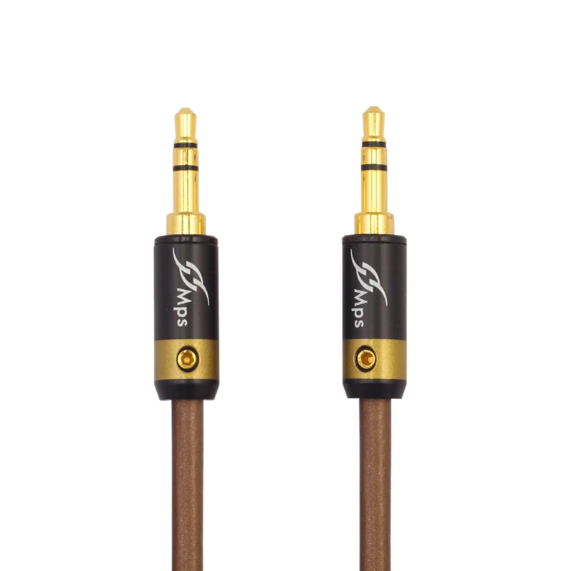 Дешевый MPS X 5 Орел HiFi 99.9997% OFC + посеребренный 24 К позолоченный штекер 3,5 мм AUX штекер для мужчин Аудио Автомобильные наушники динамик кабель