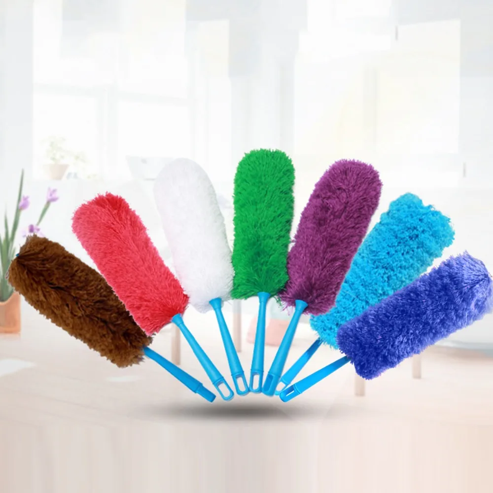 

Upgraded Microfiber Flexible Duster Brush Static Anti Dusting Cleaner Soft Brush Home Air-condition Car Furniture Cleaning Tool
