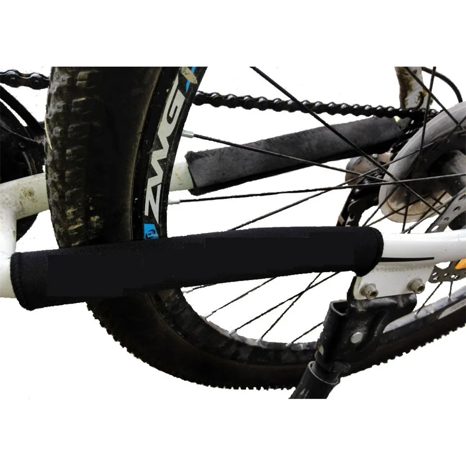 200 шт./лот защита для цепи велосипеда велосипедный держатель для телефона перо нижней рамы защитная цепь протектор жаккардовая ткань