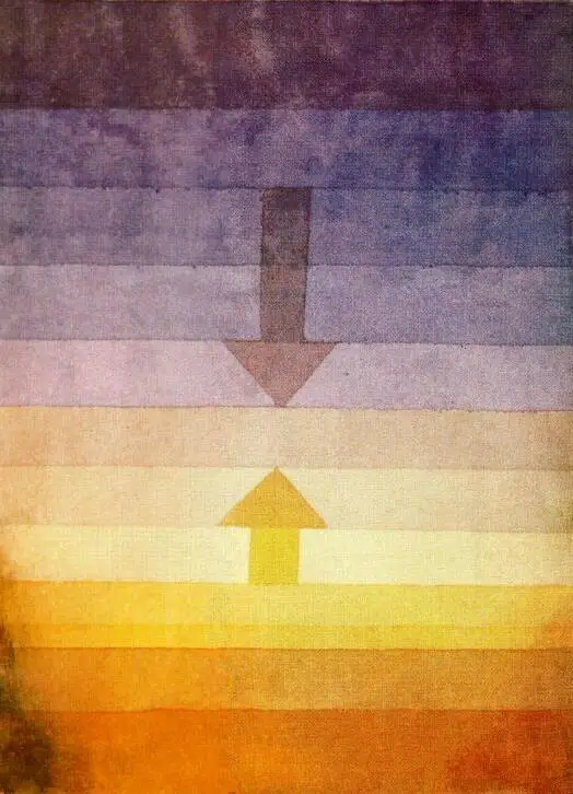 

High quality Oil painting Canvas Reproductions Separation in the Evening (1922) by Paul Klee Painting hand painted