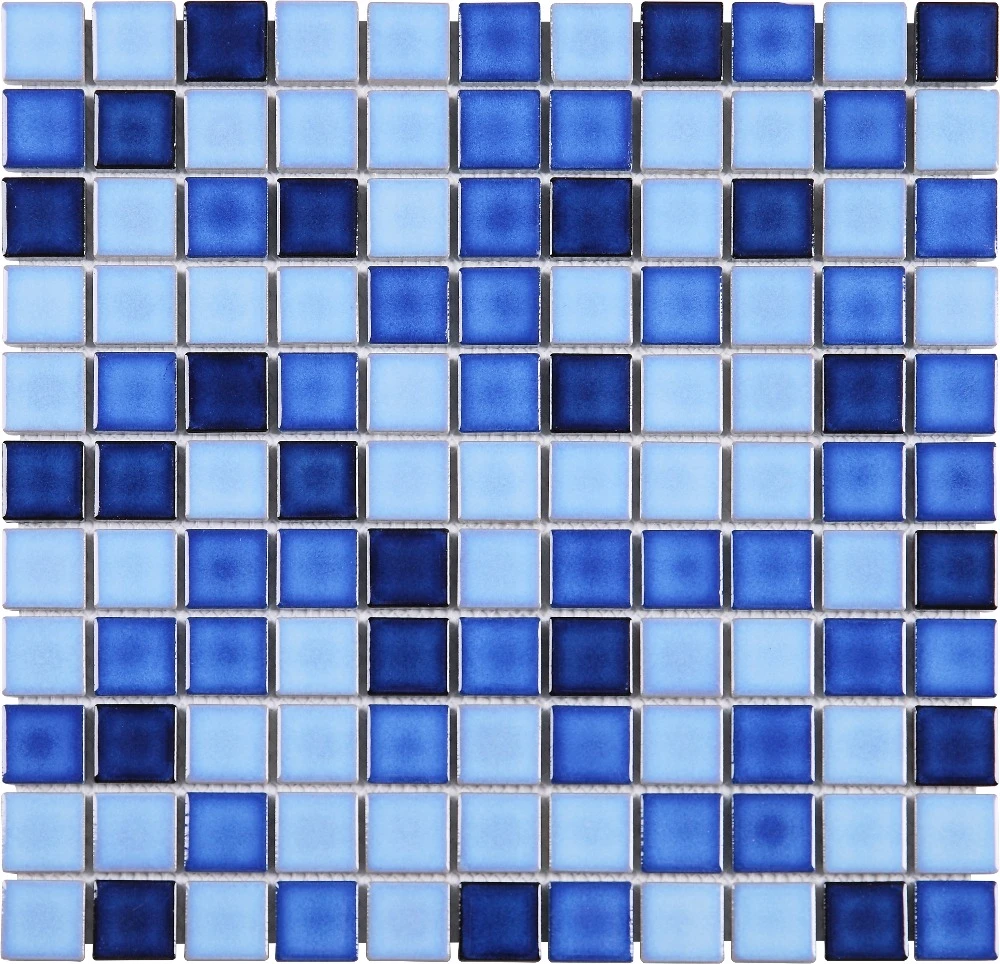 1 X1 水泳プールタイル ブルーモザイクタイル Tcj2530 壁紙 Aliexpress