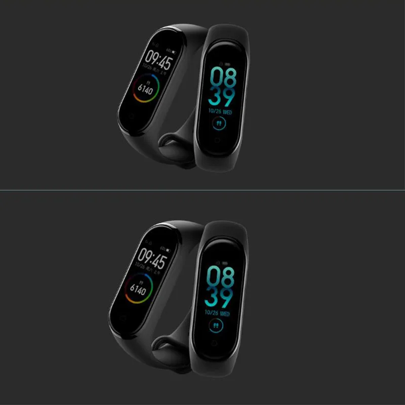 Xiaomi mi Band 4 новейший музыкальный Смарт mi band 4 браслет пульсометр фитнес 135 мАч цветной экран Bluetooth 5,0