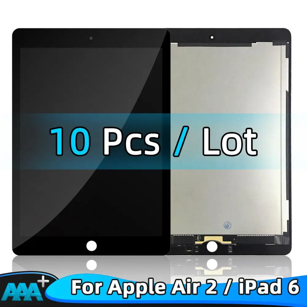 

9.7" LCD For Apple iPad 6 Air 2 A1567 A1566 100% AAA+ Quality LCD Display Touch Screen Digitizer Assembly Replacement parts