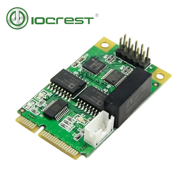  IOCREST Volle Größe Mini PCIe karte oder USB 2.0 1 port serielle DB9 rs232 rs422 rs485 mini pci exp