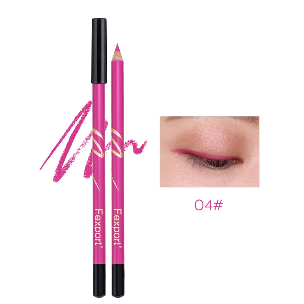 12 Color Easy-To-Wear Makeup Lips Lip Liner Pencil Cosmetic Eyeliner Lip liners - Цвет: 04