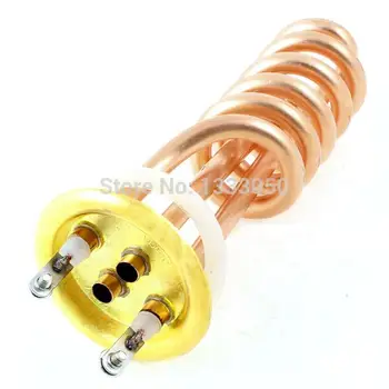 

Free Shipping Tubular Bundle Water Heater Spiral Electric Tube Heating Element AC 220V 3KW