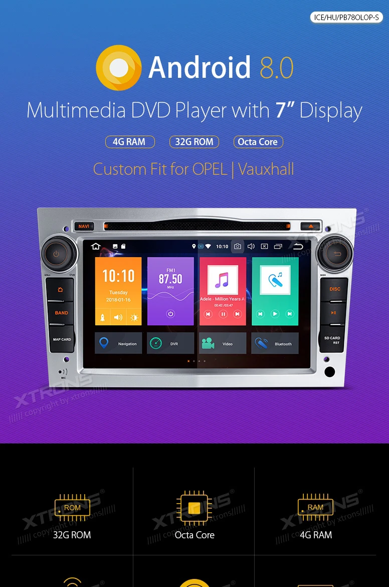 Perfect Android 8.0 OS 7" Car DVD Multimedia GPS Radio for Opel/Vauxhall Antara 2006-2011 & Corsa (D) 2006-2011 & Astra (H) 2004-2010 0 Perfect Android 8.0 OS 7" Car DVD Multimedia GPS Radio for Opel/Vauxhall Antara 2006-2011 & Corsa (D) 2006-2011 & Astra (H) 2004-2010 0