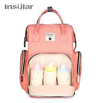 

multifunctional baby diaper bags for mom backpack maternity bags nappy organizer bag for pram diaper bag pink