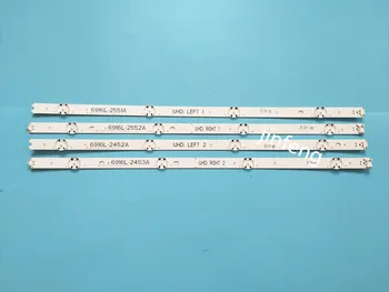 

New 10set=80pcs LED backlight bar for 49inch TV LG 49UH6500 6916L-2452A 6916L-2453A 6916L-2551A 6916L-2552A