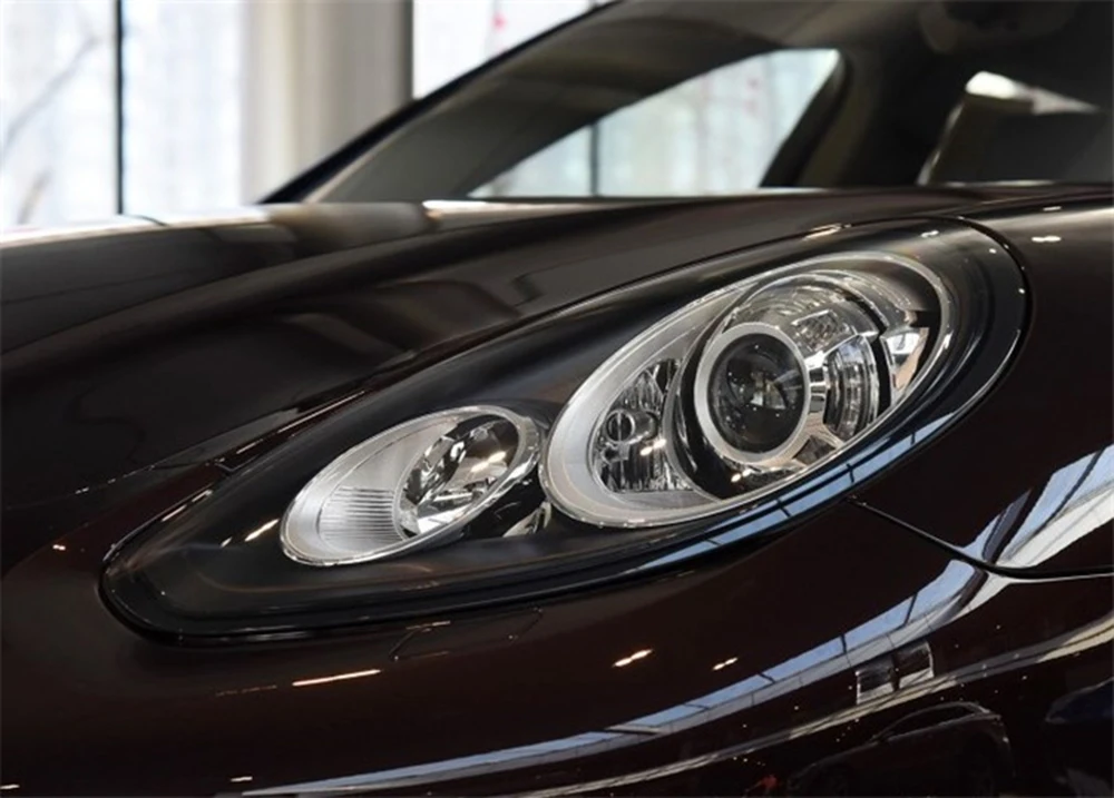 Для Porsche Panamera фары автомобиля прозрачные линзы Авто оболочка Крышка